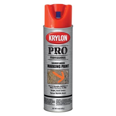 Krylon Mark Paint Fluorescent Red Orange 15 oz.
