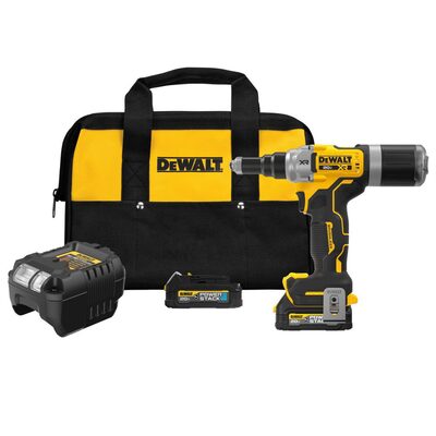 DeWalt 20V MAX* XR Brushless Cordless 1/4-in. Rivet Tool Kit