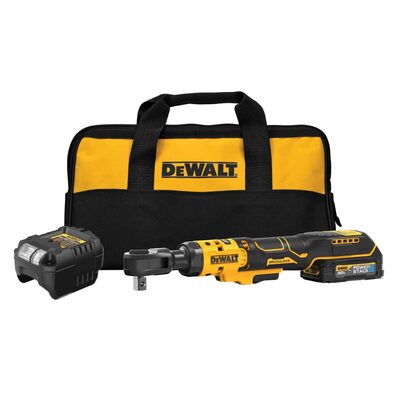 DeWalt ATOMIC 20V MAX Brushless Cordless 1/2 Inch Ratchet With DEWALT POWERSTACK