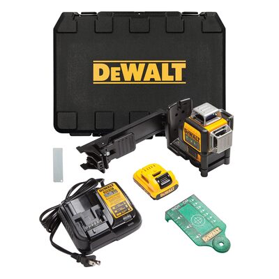 DEWALT 12V MAX* Line Laser, 3 X 360, Green
