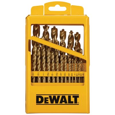 DeWalt Titanium Nitride Coated Pilot Point Drill Bit Set (29-Piece)