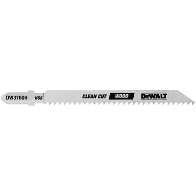 BLACK+DECKER 4" 10TPI FINE FINISH WOOD CUT HCS T-SHANK JIG SAW BLADE (5 PK)