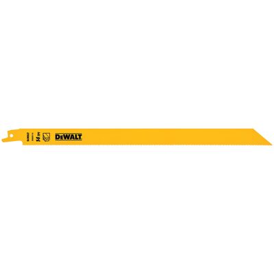 BLACK+DECKER 6 in. 14 TPI Straight Back Bi-Metal Reciprocating Blade (2 Pk)