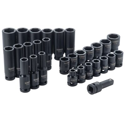 DeWalt 30-pc 1/2" Drive Metric 6-Point Comb