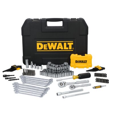 DeWalt 142-Piece 1/4 Inch and 3/8 Inch Drive Mechanics Tool Set
