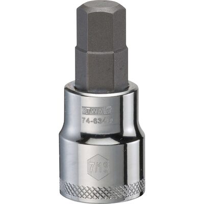DEWALT 001Pc 38Dr Bit Socket-Hw-7/16