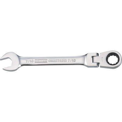 DEWALT 001Pc Flex Ratcheting Comb. Wrench-7/16