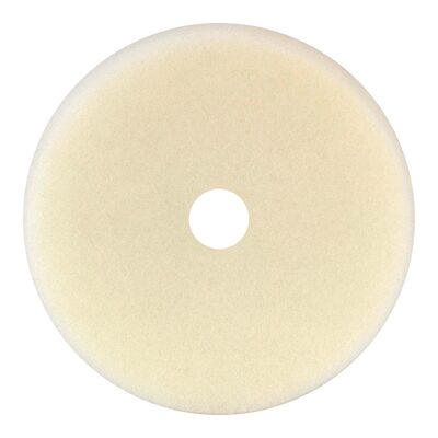 DYNABRADE 6.5" White Foam Flat Polishing Pad