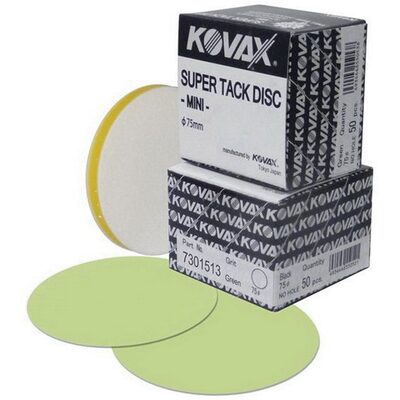 Eagle Abrasives, Inc. KOVAX Super Buflex 730-1513 Abrasive Disc, 3 in, 2000 Grit, Super-Tack Attachment, Green