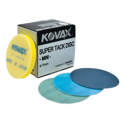 Eagle Abrasives, Inc. KOVAX Super Buflex 730-1515 Abrasive Disc, 3 in, 2500 Grit, Super-Tack Attachment, Blue