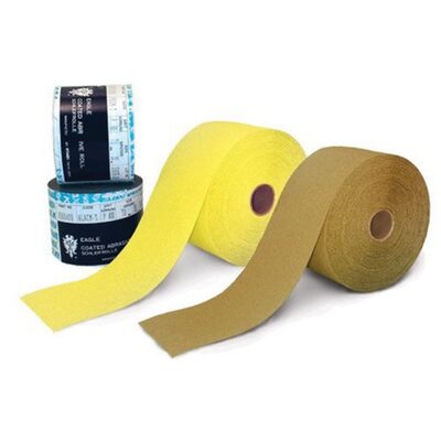Eagle Abrasives, Inc. KOVAX 853-0180 PF Premium Series File Sheet Roll, 2-3/4 in W x 25 m L, 180 Grit, P180-C Grade