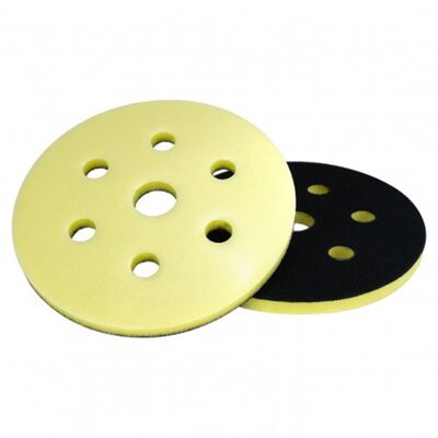Eagle Abrasives, Inc. KOVAX 971-0039 Micro-Hook Interface Pad, 6 in Dia, Super-Tack Attachment, 7 Holes