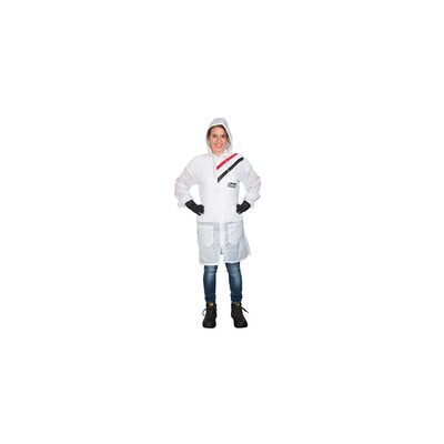 EMM Specilaties Colad 510164 Series 5101 Anti-Static Plain Lab Coat, 4X-Large, White, Nylon