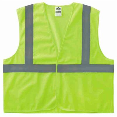 Ergodyne 8205HL 2XL/3XL Lime Type R Class 2 Super Mesh Vest