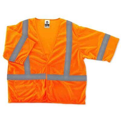 Ergodyne 8310HL 2XL/3XL Orange Type R Class 3 Vest