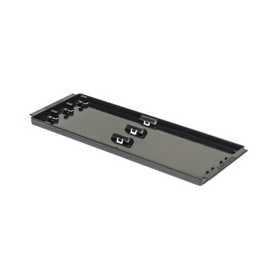 Ernst Mfg. 3 Rail Socket Boss Tray 13", Black