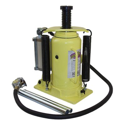 ESCO Yellow Jackit 20 Ton Air/Manual Bottle Jack (Screw On Base)