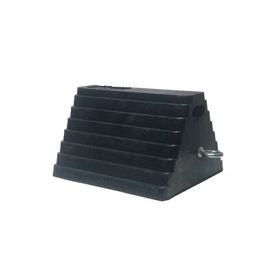 ESCO Rubber Standard Wheel Chock (10 x 8 x 6 in.)