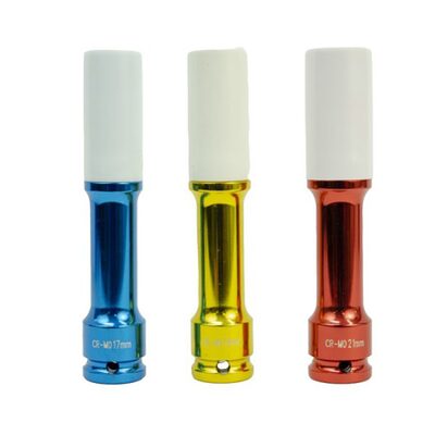 ESCO Impact Socket Set (3-Piece), Extra Long Thin Wall Deep Wheel Lug, 1/2 in. Drive