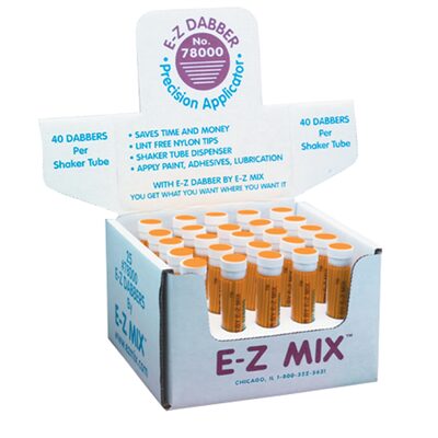 E-Z Mix E-Z DABBER COUNTER DISPLAY 40 PER TUBE 25CS