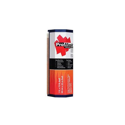 Distribution 48238 ProMask Refill Roll with Dispenser, 12 in W x 72 ft L, Crepe Paper