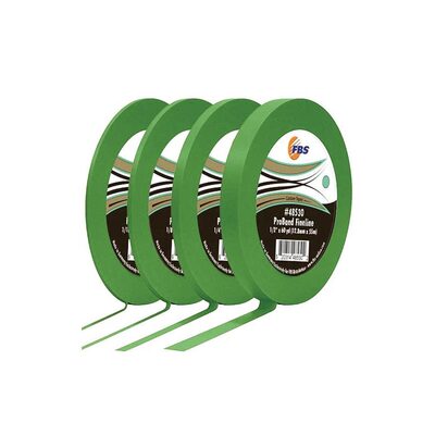Distribution ProBand 48505 Fine Line Tape, 60 yd L x 1/16 in W, Stabilized Polymer Film, Green