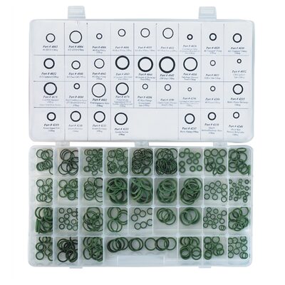 FJC DELUXE O-RING KIT 34 SIZES DOMESTIC 350 PCS