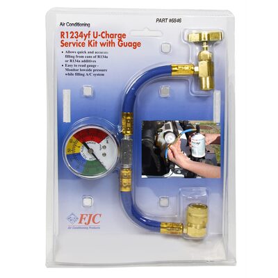 FJC R-1234yf U-CHARGE HOSE W/ GAUGE