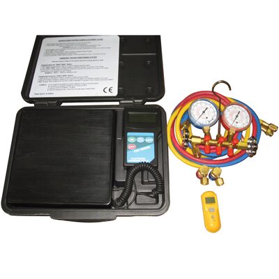 FJC A/C ELECTRONIC SCALE/GAUGE/THERM KIT