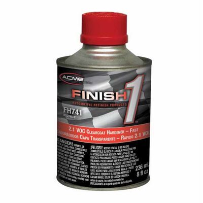 Finish 1 Automotive Refinish Products FH741-18 Fast 2.1 VOC Clearcoat Hardener, 1/2 pt Aerosol Can, Liquid