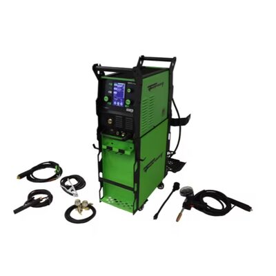 Forney Industries 250 MP (Multi-Process) PRO Welder with 250 Amp Spool Gun Accessory Package and Dual Cylinder Cabinet Cart