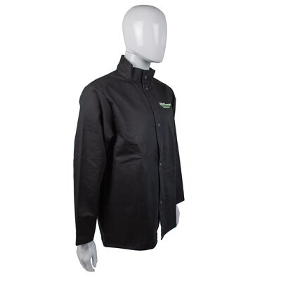 Forney Industries Flame Retardant Light-Duty Welding Jacket, Size L
