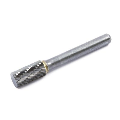 Forney Industries Tungsten Carbide Burr, 3/8 in Cylindrical (SA-3)