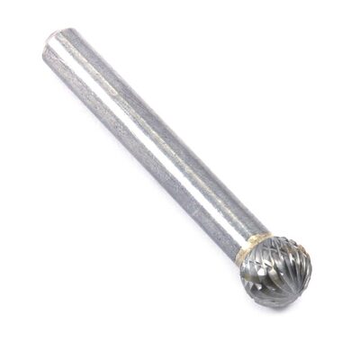 Forney Industries Tungsten Carbide Burr, 3/8 in Ball Shape (SD-3)