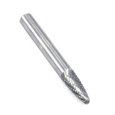 Forney Industries Tungsten Carbide Burr, 1/4 in Tree Radius (SF-1)