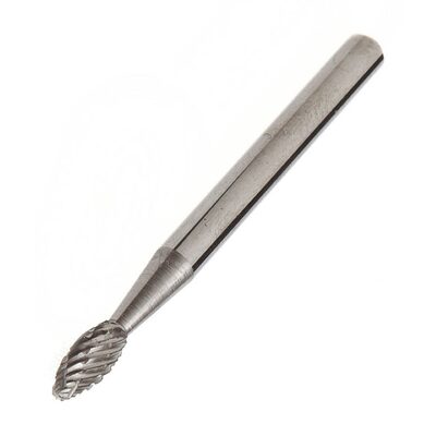 Forney Industries Tungsten Carbide Burr, 1/8 in Tree Pointed (SH-41)