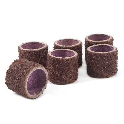 Forney Industries Sanding Sleeves, Coarse Grit, 1/2 in x 1/2 in (6-Piece)