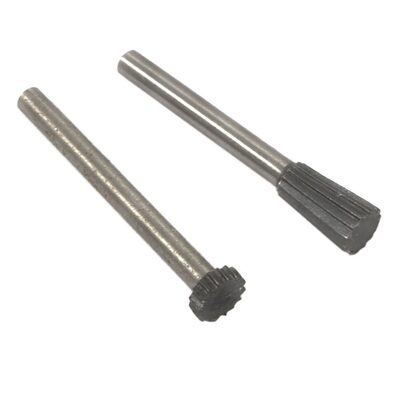 Forney Industries Mini-Rotary File Set with 1/8 in Shaft, 2-Piece