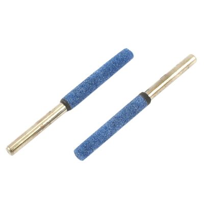 Forney Industries Chainsaw Sharpening Stone, 5/32 in x 1/8 in Shaft, 2-Pack