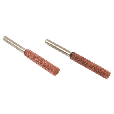 Forney Industries Chainsaw Sharpening Stone, 3/16 in x 1/8 in Shaft, 2-Pack