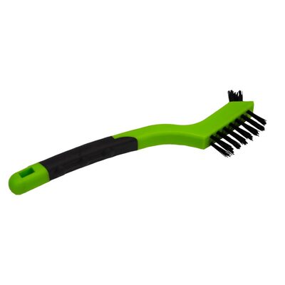 Forney Industries Scratch Brush with Plastic Handle, Nylon, 3 x 7 Rows
