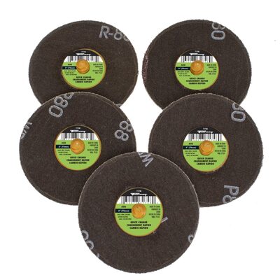 Forney Industries Quick Change Sanding Disc, 80 Grit, 3 in (5-pack of Forney 71748)