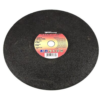 Forney Industries Cutting Wheel, Metal, Type 1, 14 in x 3/32 in x 1 in