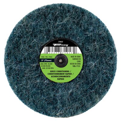 Forney Industries Surface Prep Pad, 3 in (Fine Grit)
