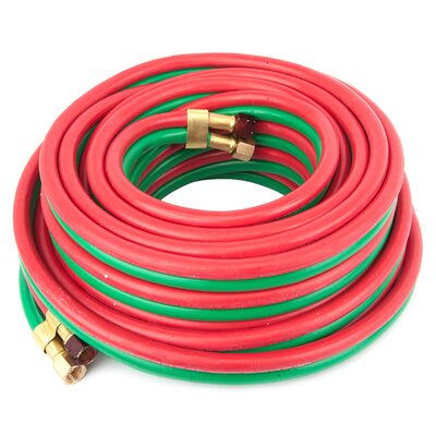 Forney Industries R-Grade Oxy-Acetylene Hose, 1/4 in x 50ft