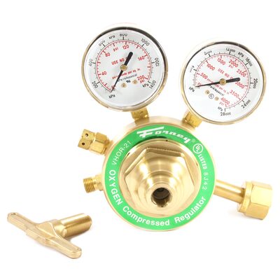 Forney Industries 450 Series Oxygen Regulator, 2-1/2 in Side Mount