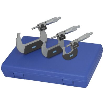 Fowler 0-3" DIGIT COUNTER MICROMETER SET