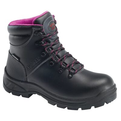 Avenger Builder Series - Women's Boots - Steel Toe - IC|EH|SR - Black/Black - Size: 6W