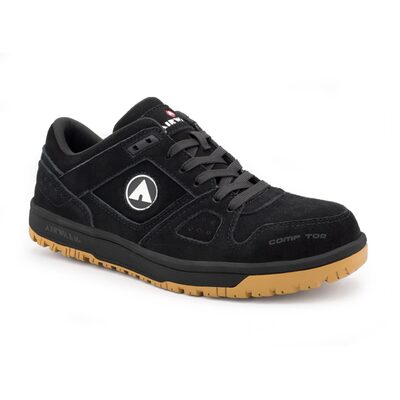 AIRWALK MONGO - Men's Low Top Shoe - CT|EH|SR - Black/Gum - Size: 10.5 - E - (Wide)