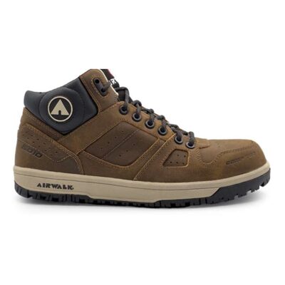 AIRWALK MONGO MID SD10 - Men's Mid Top Shoe - CT|SD|SF|SR - Brown / Black - Size: 8 - D - (Regular)
